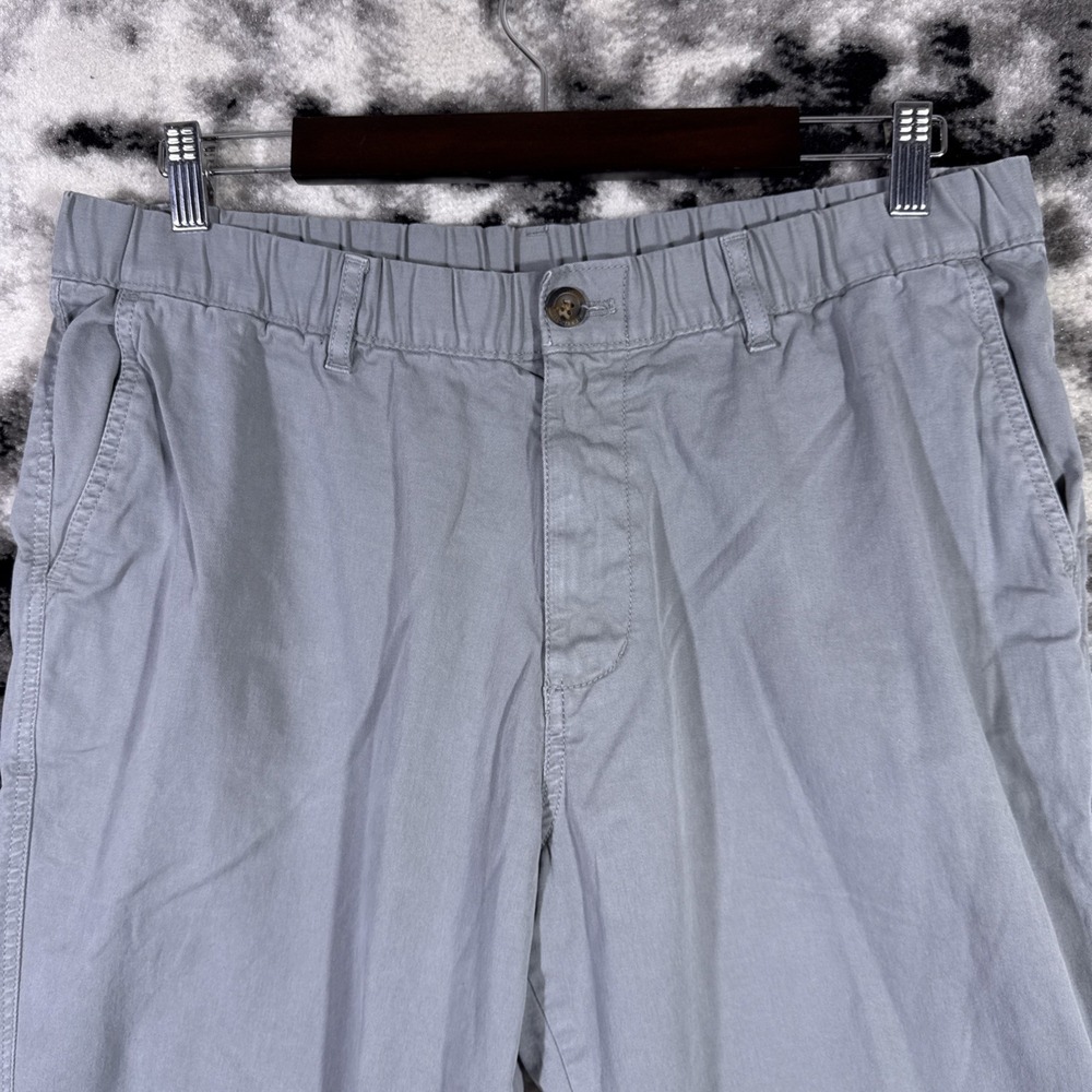 Bear Bottom Pants Mens Extra Large Gray Jogger Cotton Stretch Twill Preppy